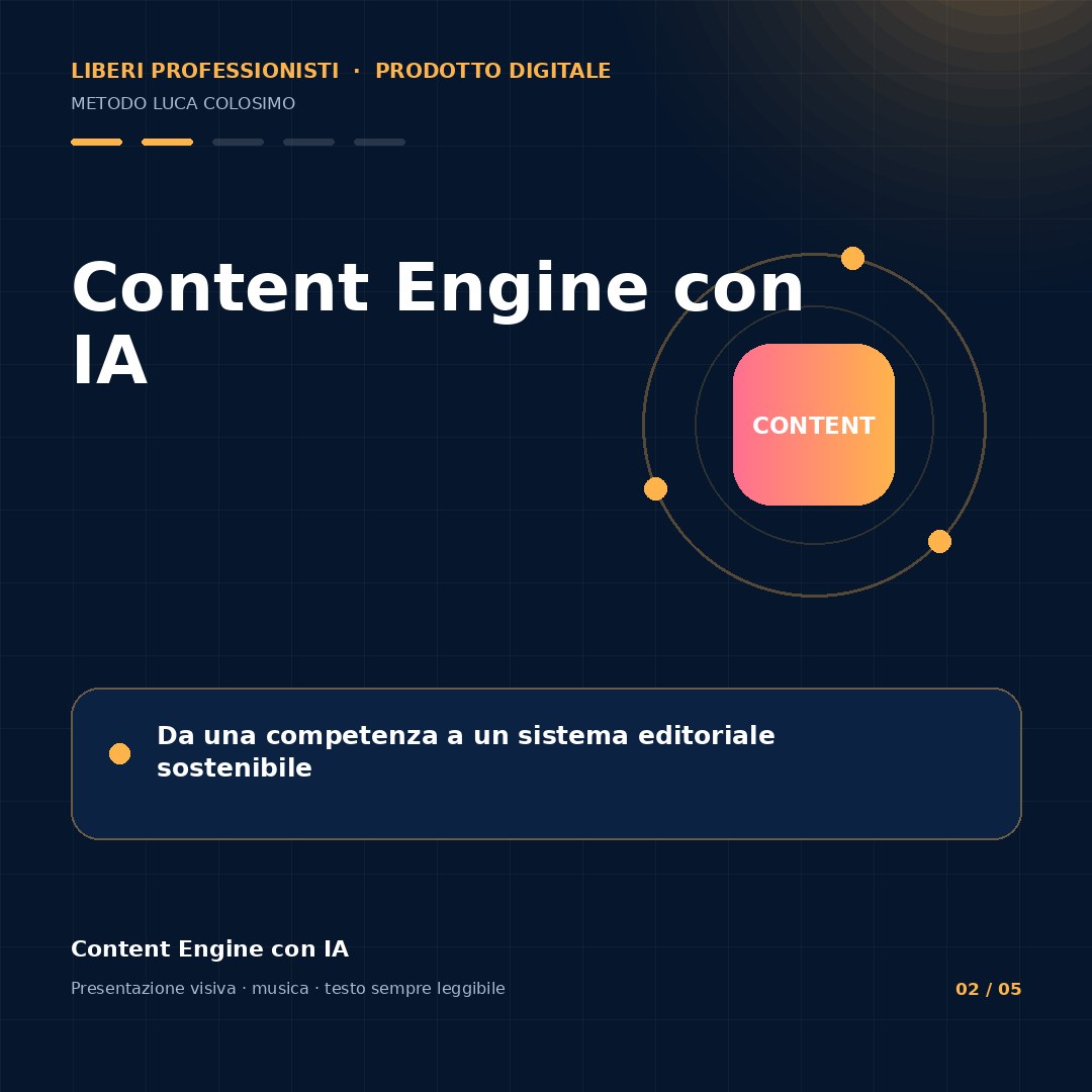 Anteprima di Content Engine con IA