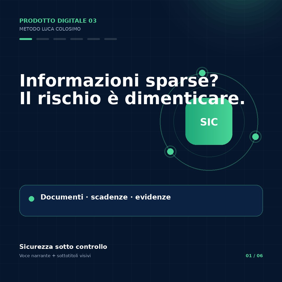 Anteprima di Sicurezza sotto controllo